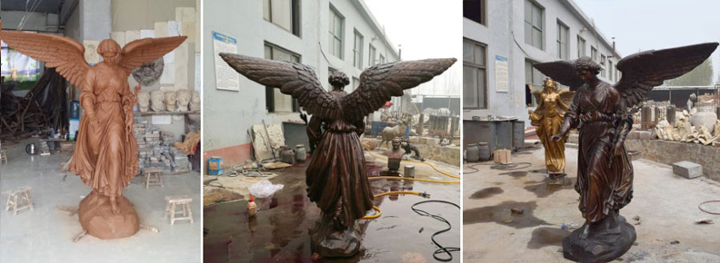 bronze angel sculpture for sale