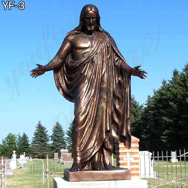 Bronze Sacred Heart of Jesus Sculpture for Sale BOK1-117
