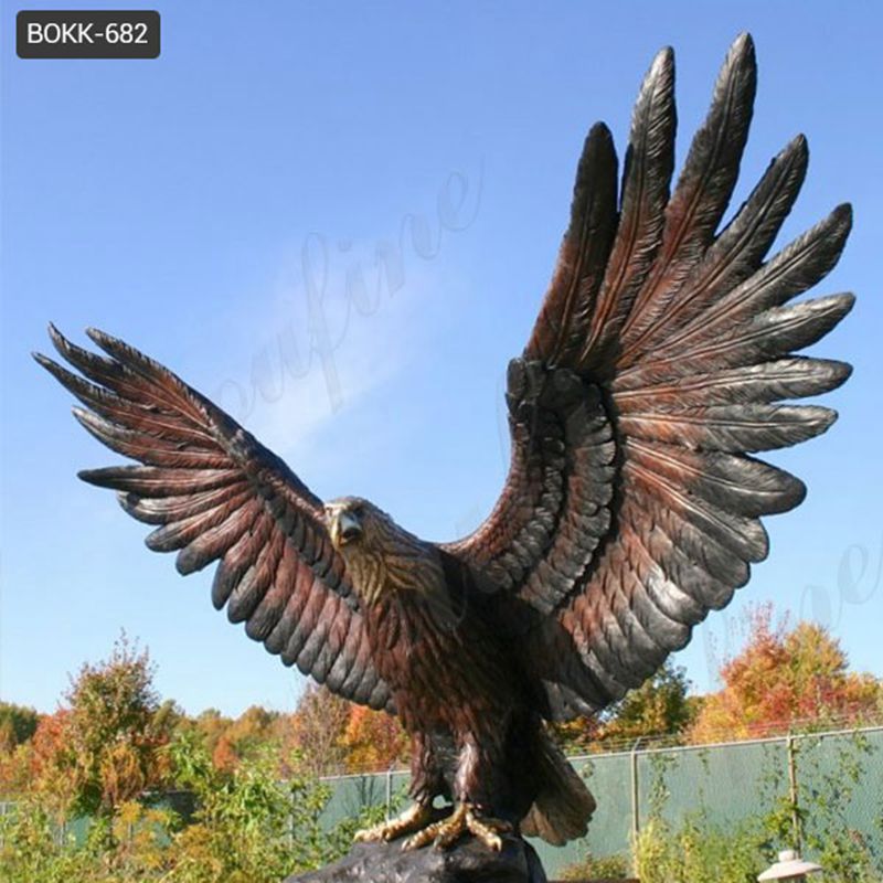 Life Size Bronze Eagle State for Outdoor Decoration BOKK-682