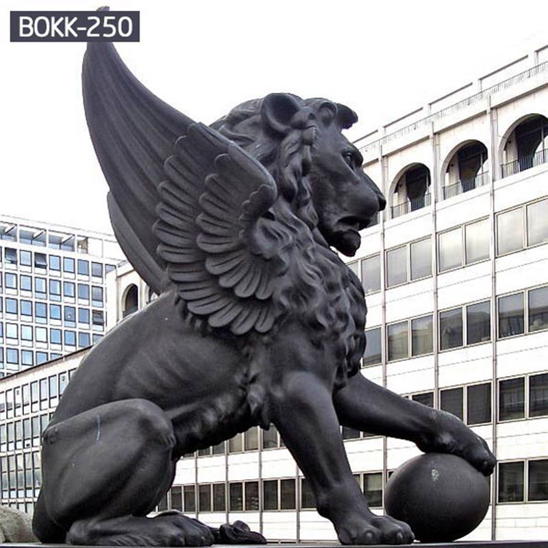 Life Size Exquisite Bronze Lion Statue Decoration BOKK-250
