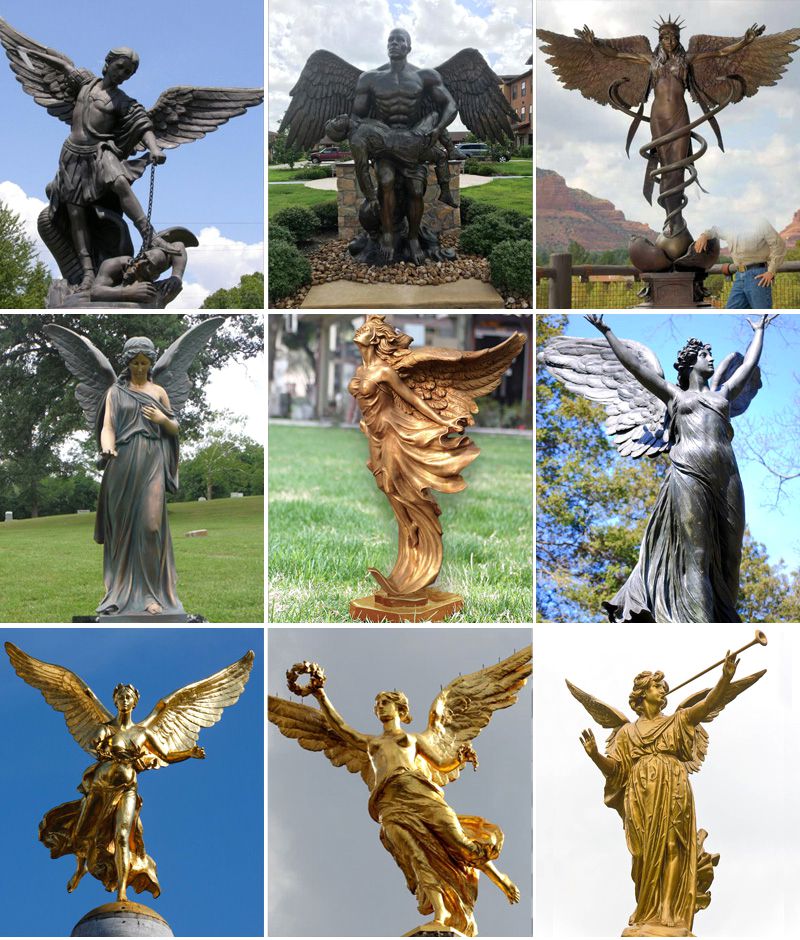 Carefully Cast Large Bronze Archangel Statue with Lowest Price BOKK-158