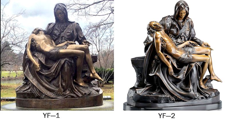 Famous Michelangelo Pieta Statue of Mary Holding Jesus Bronze Religious Statue BOKK-613