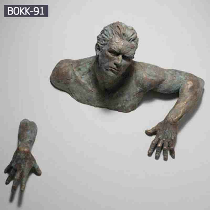Classic Famous Bronze Matteo Pugliese Wall Sculpture from Manufacturer BOKK-91