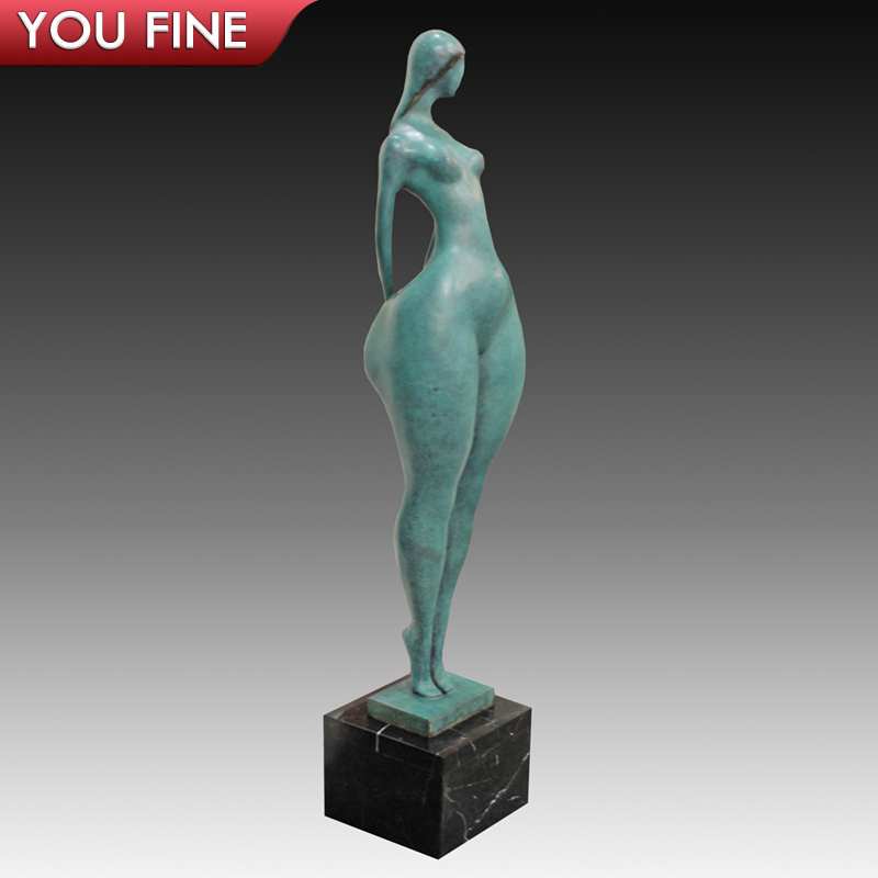 New Popular Design Bronze Fat Woman Statue for Sale