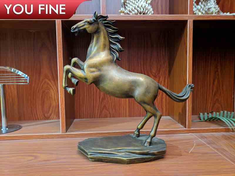 Beautiful Small Decorative Bronze Horse Statue Ornament in Stock