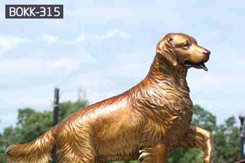 Exquisite Casting Bronze Dog Statue Animal Sculpture for Sale BOKK-315