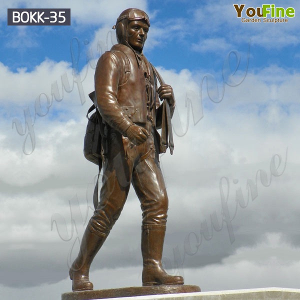 Wholesale Life Size Bronze Memorial Military Soldier Sculpture Supplier BOKK-35