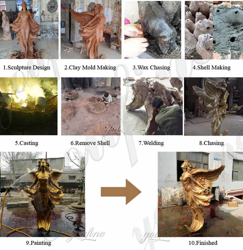 Archangel Michael Slaying the Devil Statue Sale BOKK-141