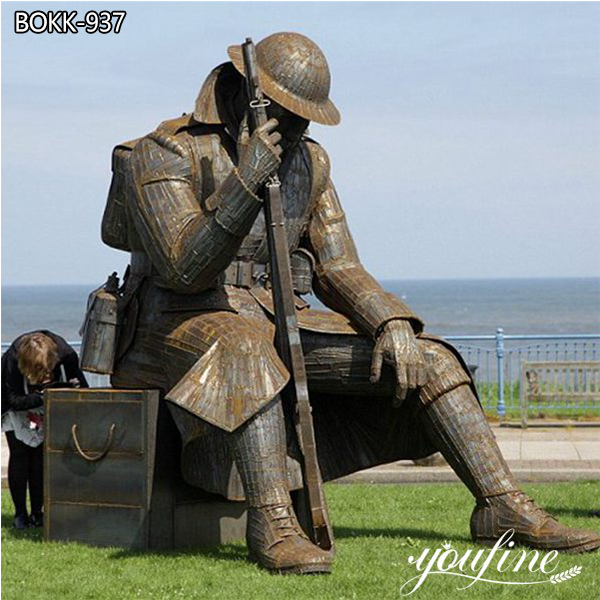 Bronze Soldier statue Outdoor Decor for Sale BOKK-194