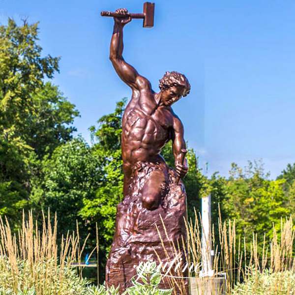 Custom Bronze Self Made Man Statue Replica for Sale BOKK-592