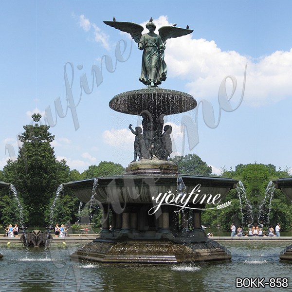 Water Fountain Angel Statue Large Hotel Decoration for Sale BOKK-858