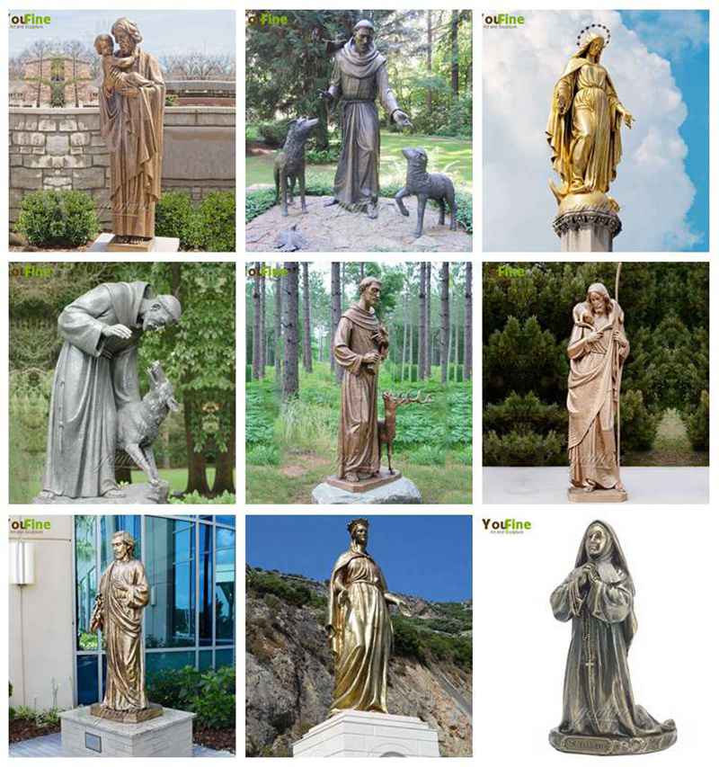 St Francis statue garden