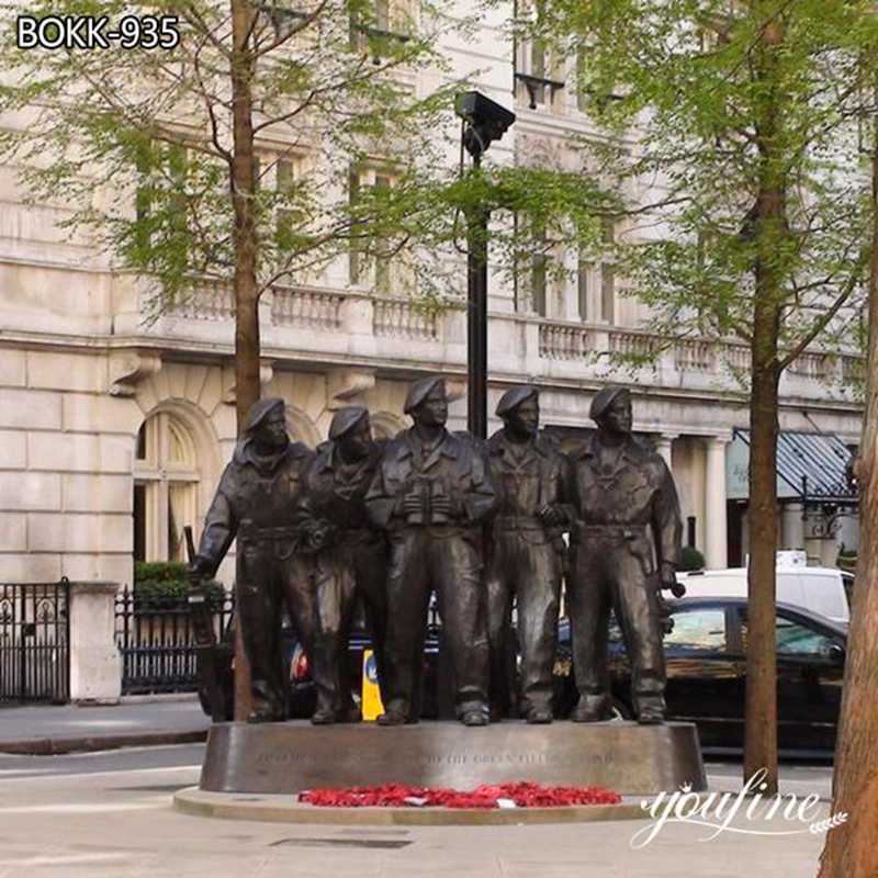 bronze soldier statue