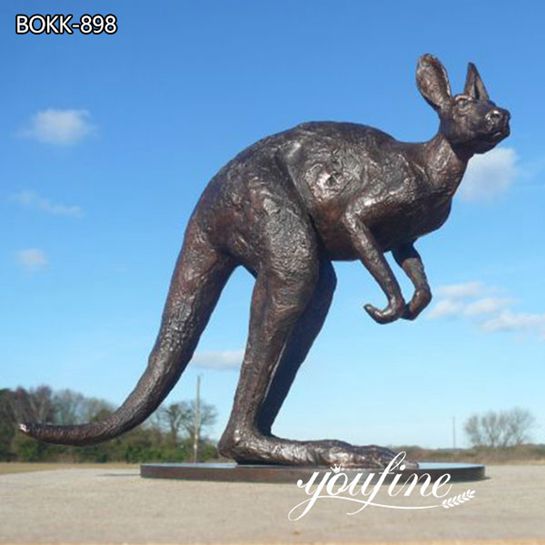 big kangaroo statue