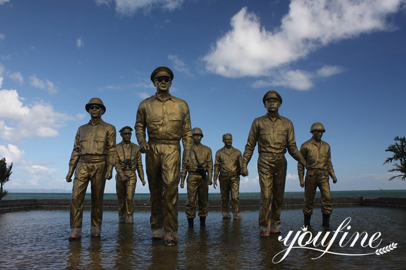 army soldier yard statue-YouFine Sculpture