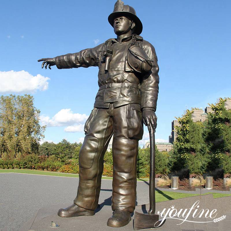 large firefighter statues-YouFine Sculpture