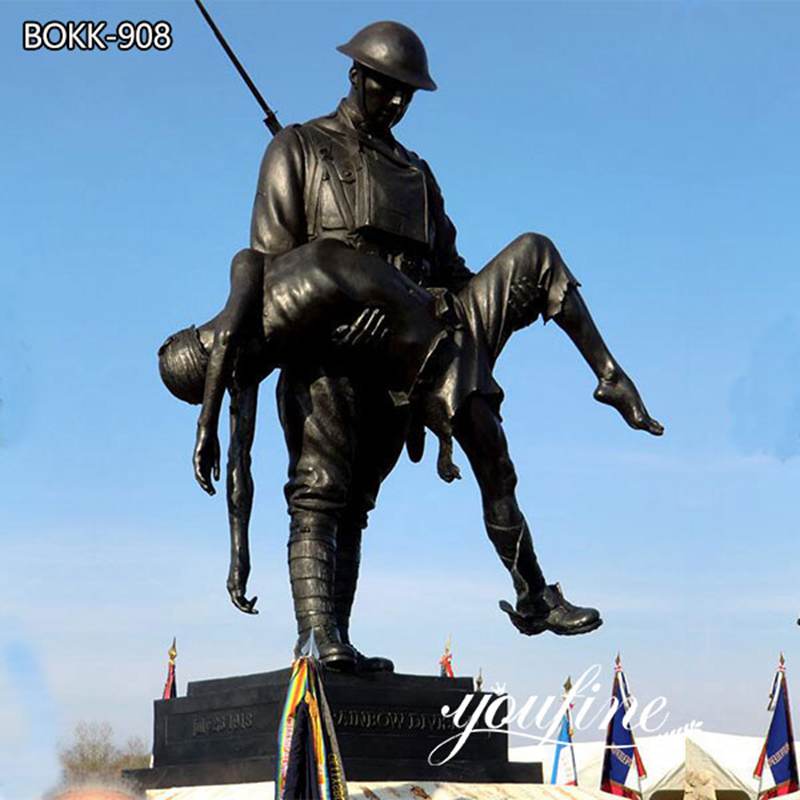 military memorial garden statues-YouFine Sculpture