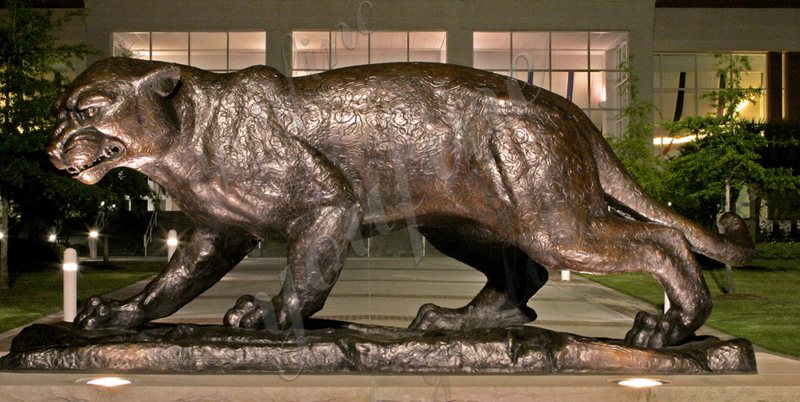 outdoor panther statue-YouFine Sculpture