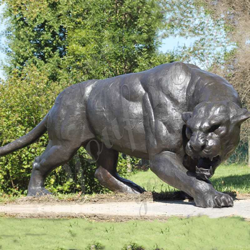 vintage panther statue-YouFine-Sculpture