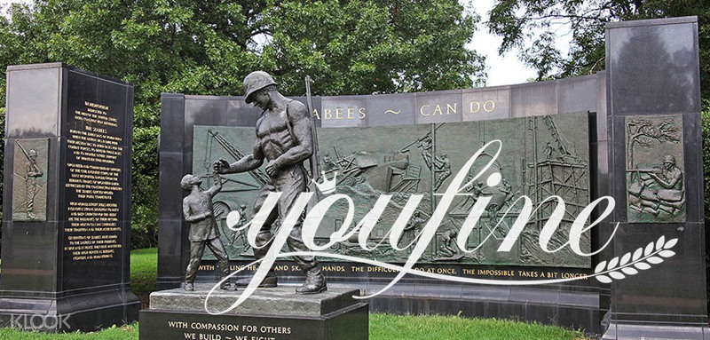 bronze metal soldier statue-YouFine Sculpture-4