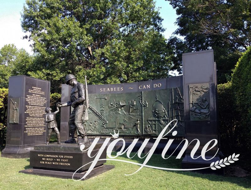 bronze soldier statue outdoor-YouFine Sculpture-2