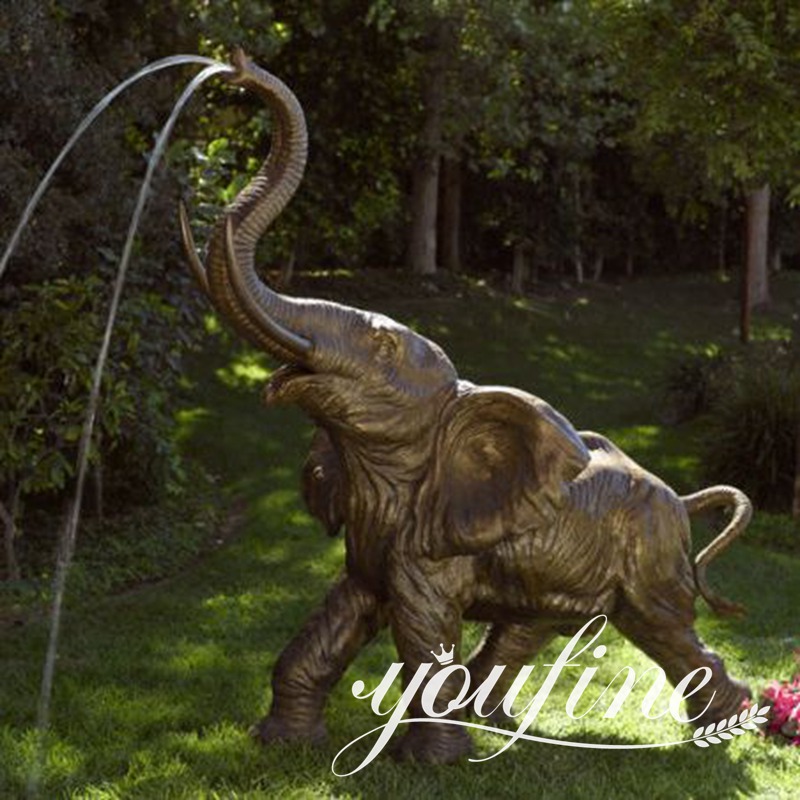 large elephant water fountain