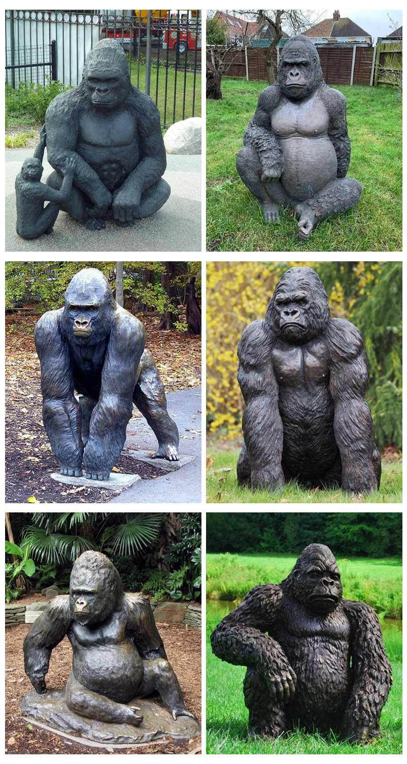 more gorilla sculpture