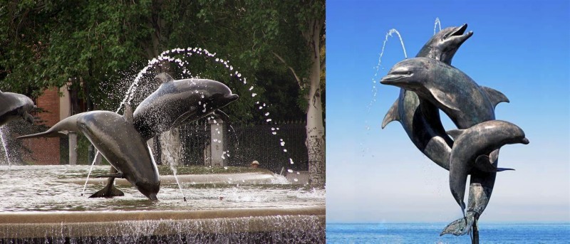 bronze dolphin sculpture3_