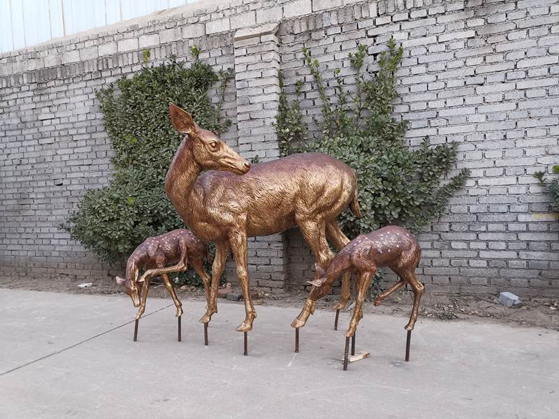 bronze deer sculpture (6)