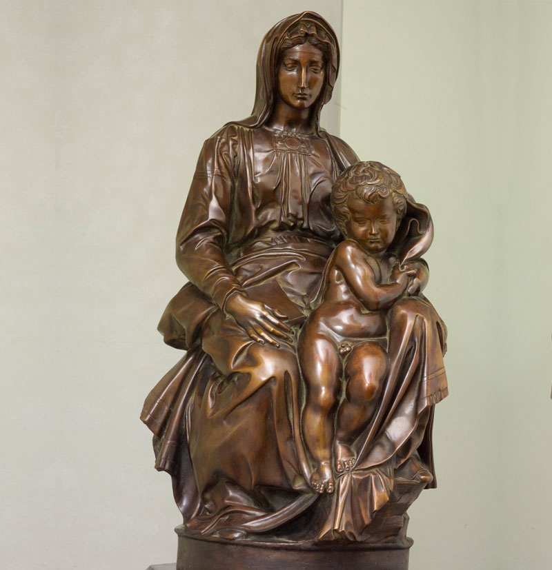 Madonna of Bruges statue for church (2)