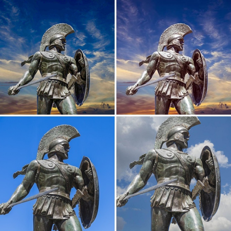 bronze military sculpture (2)