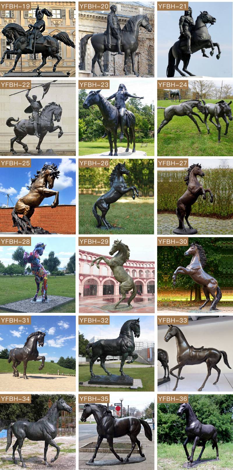 bronze horse statue for garden (1)